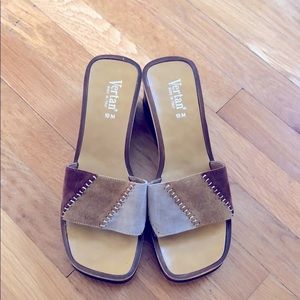 Vertan wedge slide sandals